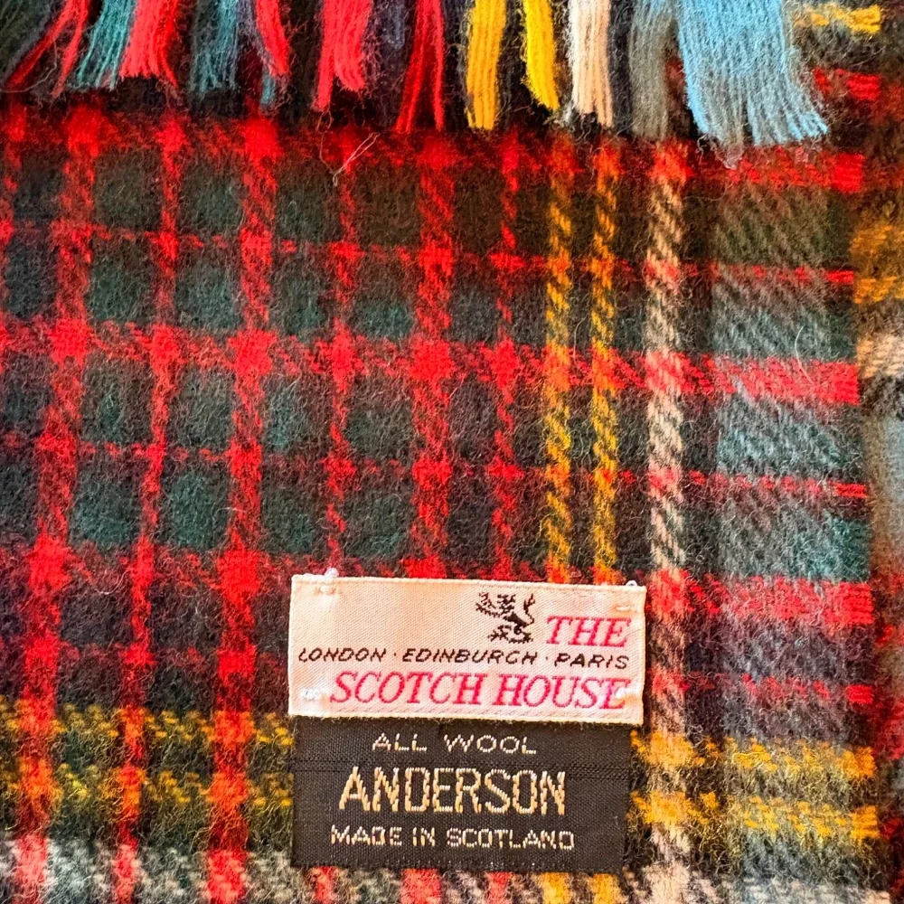The scotch house all wool Anderson tartan scarf